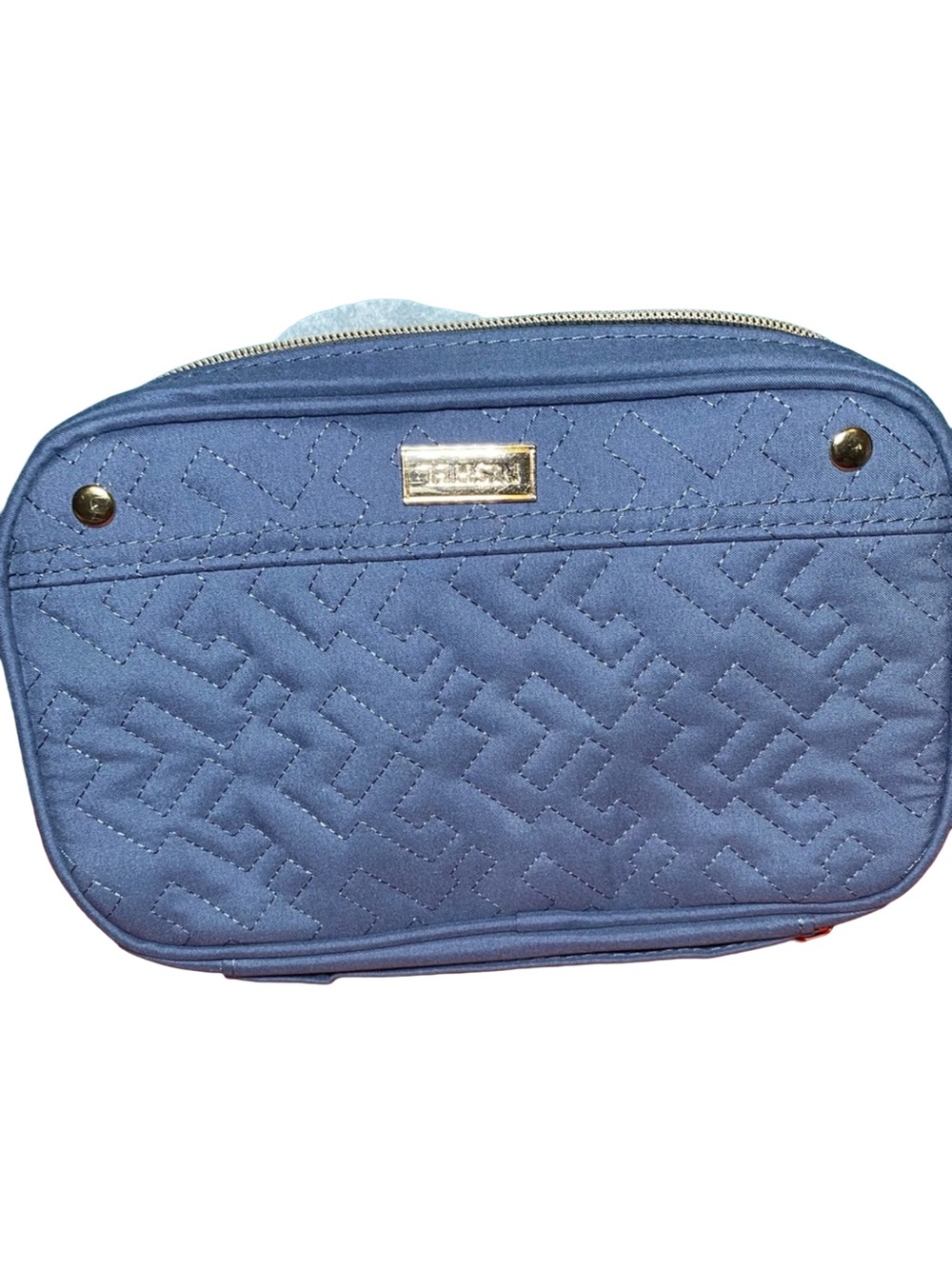 BAGSMART Jewelry Organizer Travel Case‎ Zip Around Storage Bag Medium Blue